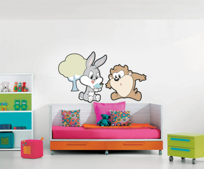 Sticker decorativ Bugs and Taz