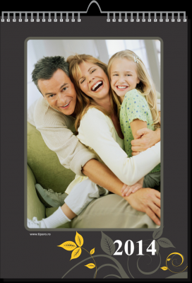 Calendar de perete Luxury Black